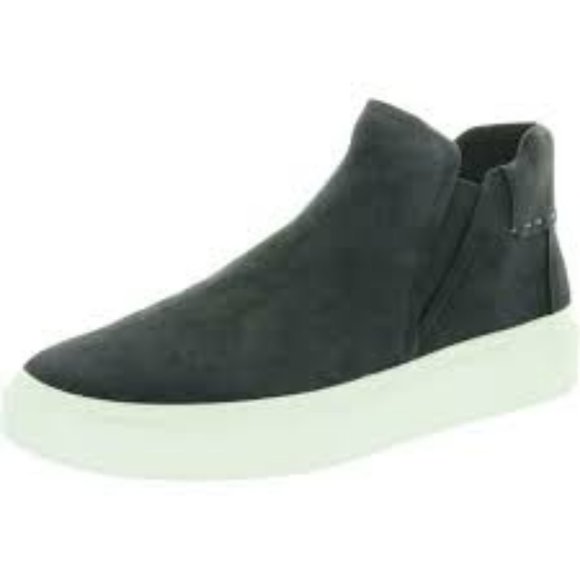 Dolce Vita Shoes - Dolce Vita Gray Suede Leather Mid High Sneaker Size 7.5